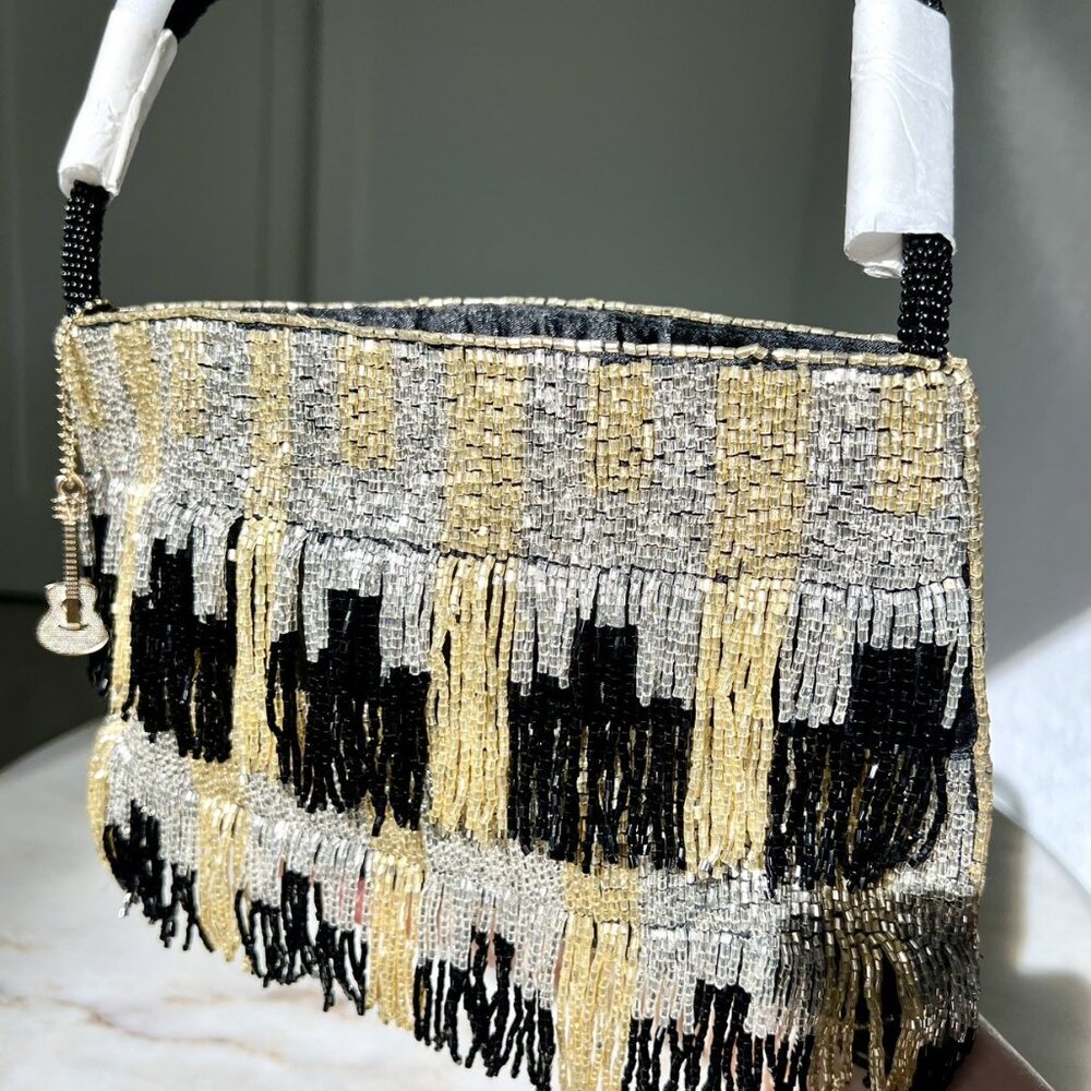 Fearless TV Taylor Swift Taylor's Version Beaded Fringe Holiday Handbag Purse